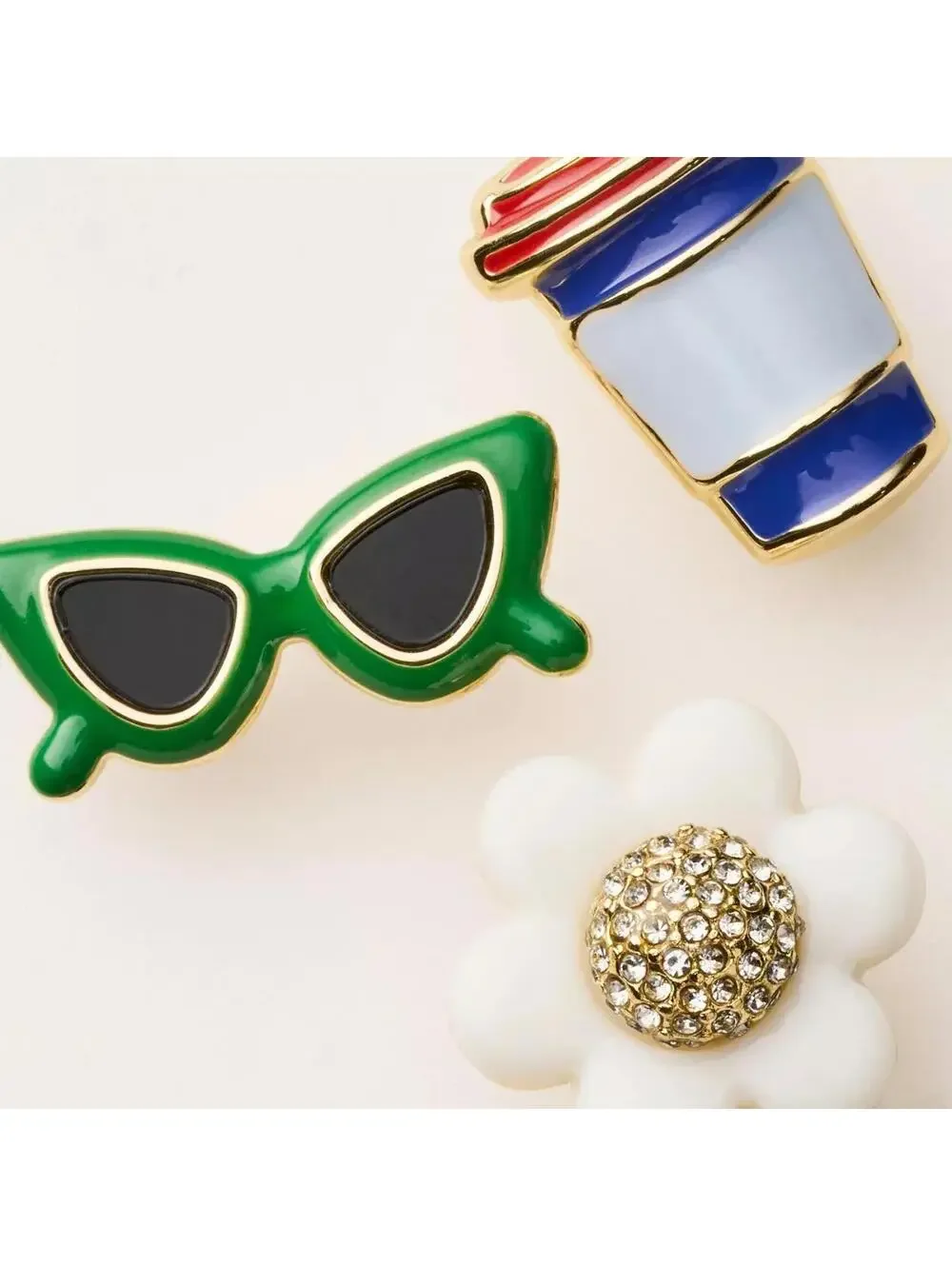 Kate Spade Mixed Novelty Stud Earrings 3pk